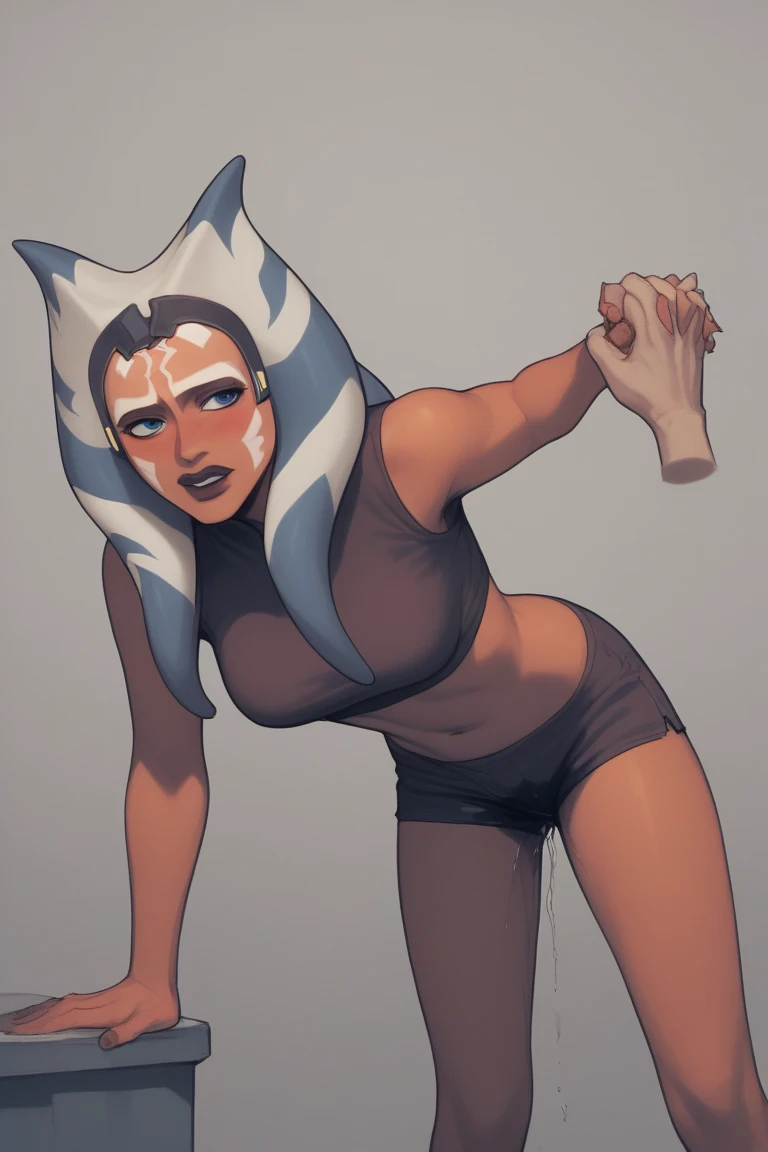 She has big and is naked