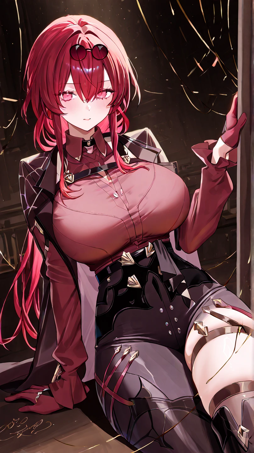 1girl in、RIAS GREMORY,beautiful a girl、red hair,(Cute Loose Bob hair、Flowing hair)、(is wearing a lingerie:1.5)、(red-lips、tiny chest、toned stomach、Eye lashes)、illuminations、natural soft light、(beatiful detailed eyes、symmetrical eye)、(8K、Raw photography、masterpiece、high-definition RAW color photography、top-quality、High Definition CG Unified 8K Denden Wallpaper)、(Best Shadows、The best illustrations)、highly contrast、Erotic、(lingerie)、(You are erotic)、Sexy appearance、((parka))、((Wear big clothes))、(Light blue underwear)、(Light blue lingerie)、Neon Illustration、((top-quality)), ((masterpiece)), (high-detail:1.3), 3D, is looking at the camera、年轻、Young hacker woman showing big breasts、Spreading the crotch、neotokyo