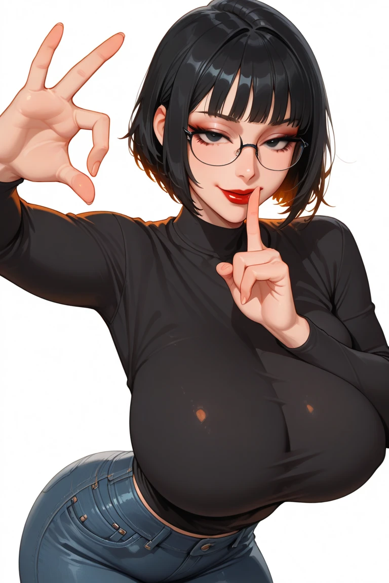 girl, facing the viewer, black and white, Top Knot Hair style, round glasses, geek accessories, collar, geek style, nude, naked, hard nipples, small breast size, confident gaze, monochrome color scheme, looking to the side, sensual pose, naugthy expression, head,((a person)),cat ears headset, hairpin, open legs, sweating body, body full of cum, pee, cum on crotch