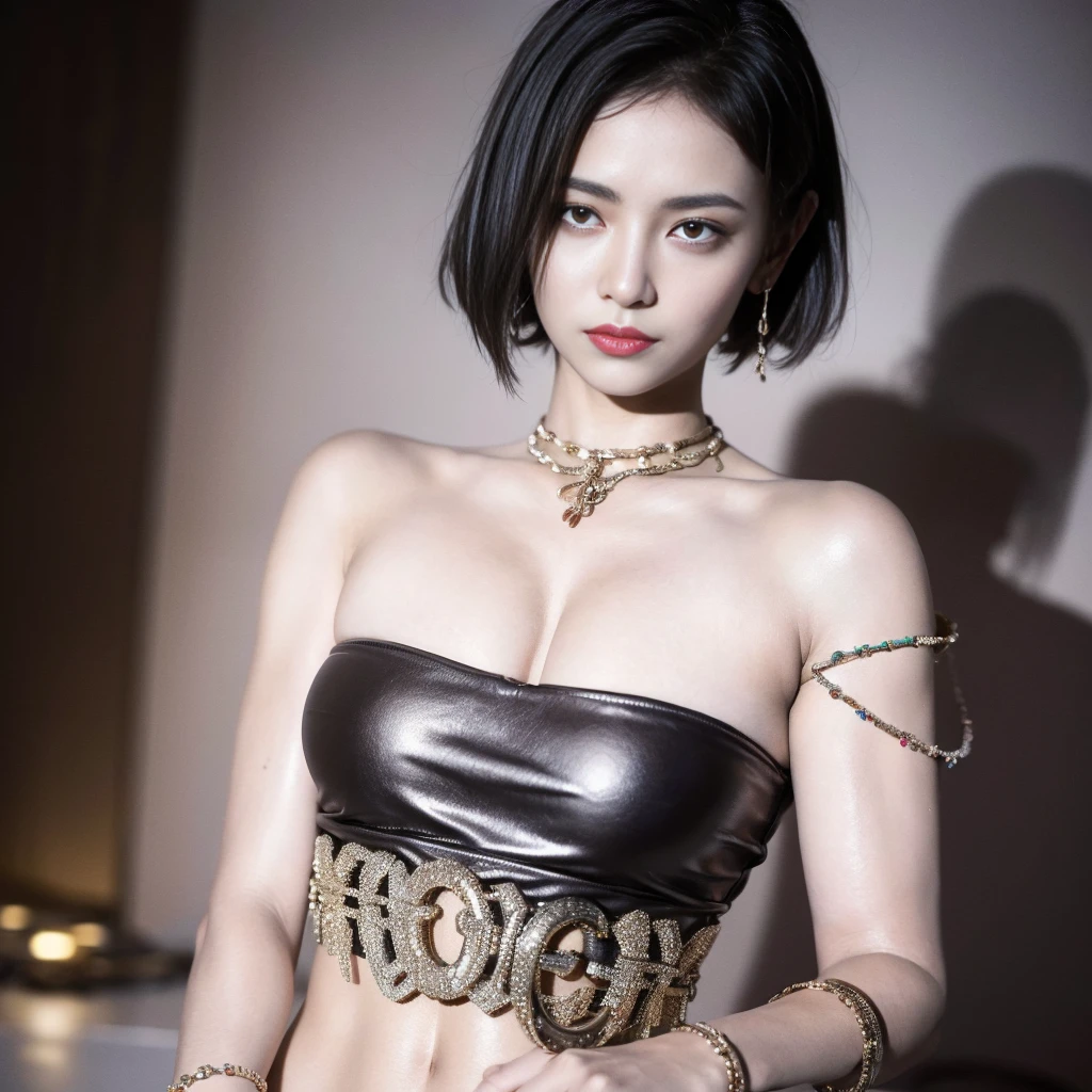 ((masterpiece:1.4)、(top-quality:1.4)、(reallistic:1.7))、Ultra-realistic portrait of the beautiful Martian queen by Luis Royo、Super beautiful girl queen、((1girl in:1.4))、Shiny natural skin texture、(Super Ultra Ultra Bikini:1.4)、(Very revealing sexy outfits)、(Glossy luxury latex:1.4)、(Luxury Red Latex:1.4)、By Luis Royo、age19、(Cute tattoos:1.4)、(Two arms:1.4、Two legs:1.4)、(perfect anatomia:1.4)、(Perfect female body:1.4)、(Upper body photography)、foco nítido、Portrait photo of a girl、Close-up photos、Fantasyart、Soft front light、beautiful countenance、kawaii faces、Beautiful udder、large full breasts:1.2、Beautiful ass、A detailed eye、Draw the eyes clearly, Beautiful and attractive eyes、beautidful eyes、Narrow waist、Raw photo、red-lips、Long hair is set like a queen in a cool way、(tiarra:1.4、a choker:1.4、a necklace:1.4、耳Nipple Ring:1.4)、1 screen display、Beautiful girl standing on the ruins of the ancient Martian kingdom