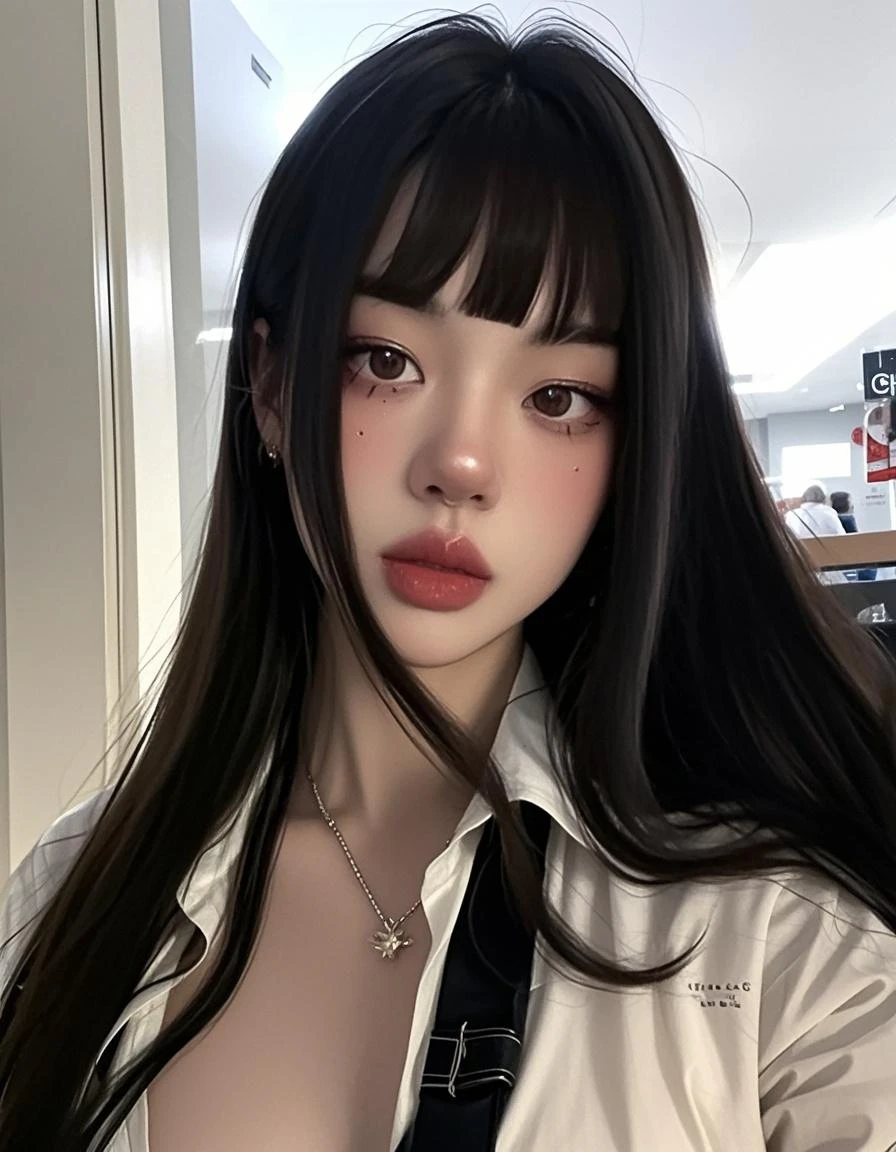 Asian woman with long black hair and black and white blouse, Blackpink Jennie, Jossi de Blackpink, Parque Roseanne de Blackpink, Retrato de Jossi de Blackpink, Heonhwa Choe, Jaeyeon Nam, Jinyoung Shin, Parque Ji-min, Sun Yunjoo, ulzzang, Lee Ji-eun, Lee Ji - Eun