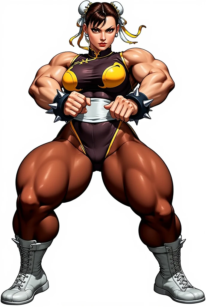 rabbit personification hairy white hair Furry fandom extra big breast Mature protective vest mercenary full-body shot