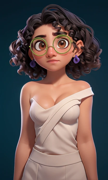 Girl　naked　Black Hair　Urinating　Glasses