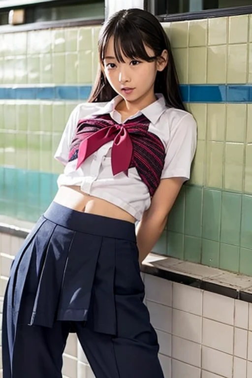 ((Urine splashes on the screen))，((Elementary school girl&#39;Urine spurted out of the anus like a fountain.))，(((poop:1.2、Yellow pee:1.2、Bowel movements:1.5、長いpoopがアナルから出ている、学校のトイレにpoopをするElementary school girl、便器にBowel movements)))，((Laugh with your mouth wide open，Elementary school girl))，((Incredibly large nipples:1.4))，(((Yellow peeをアナルからジェット噴射、Puddle of urine under the crotch)))(Lift your shirt to reveal your large, wide areola.)，((Squat with your legs apart，Dusty pubic hair:1.2))，冬の田舎のビーチにいる3人のかわいいElementary school girl,White long-sleeved sailor shirt with red bow tie,Navy blue pleated skirt,school bag,((pissing on the beach)),10 years old,bangs,A small smile,Thighs,Shortcuts,Low Ponytail,Angle from below,Front light，Pissing orgasm、Elementary school girl urinates in the toilet bowl、(experience sexual climax、Show an ecstatic expression，Acme Face，Please open your dirty pussy with both hands and show me your vagina)，