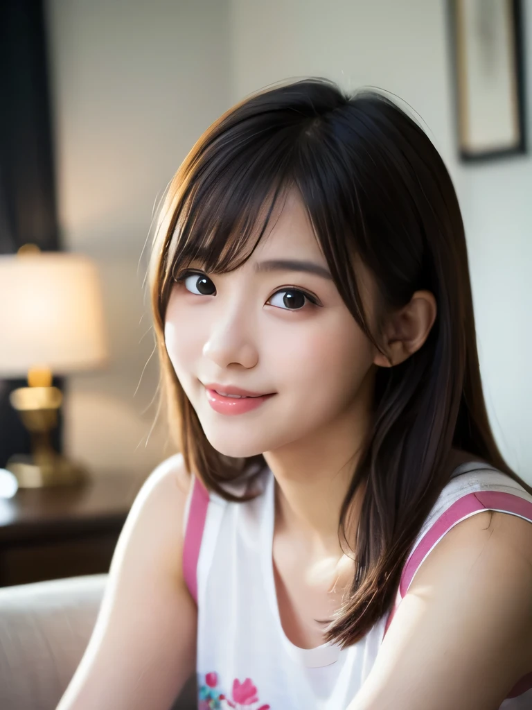 Realistic japanese beauty, cute girl, Idol Style、smile、cute、good、cute chest、8k, RAW Photos, highest quality, masterpiece,Realistic, photo-Realistic,clear (concentrate:1.1),Professional Lighting, Beautiful Face, highest quality,Ultra-high resolution