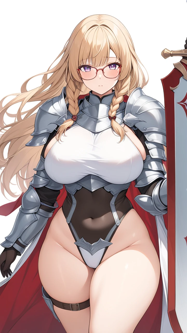 NSFW, uncensored, One girl, One strong, heavily armed man, Two people having a party, Light carmine hair, Yellow Eyes, Braiding, french Braiding, Long Hair, Twin tails, Both sides up, Sweat, Hot body, Glowing Skin,
Bright red face, Eyes that are captivatingly erotic, Melting lips, Heavy breathing, Excited hot breath and mouth,
No mask, No anal sex, No peace, Do not bite cloth or strings,
(((Large Breasts))), outside, Fantasy World, An open grassland in the forest,
From the back, White dress style armor, Katana with sheath on left hip, 基本的に白いleotard風の革鎧は胸元が開いたドレス風のデザインでその革鎧は彼女の胸を押し上げるように着用されている, Over that, a hard metal breastplate mail is worn to encase the large chest.,
Wearing hard metal armor with light pink trim around the edges, He was wearing sturdy white metal armor and gauntlets from his arms to his fingertips.,
Legs are made of full metal plate armor, Place々The gold decoration is used as an accent.,
The pleated white miniskirt is short enough to reveal her panties and has gold trim and accent colors on the edging.. On top of that, he wears large metal waist armor that can hold multiple cross belts on both sides of his waist to secure his weapons.,
A katana in a sheath is worn on the left hip., Several leather pouches on the right hip, A leather bag large enough to hang from the hip is attached to the back of the waist.,
(((Clothing))), (((コスチュームはoutsideさずオーバーハイニーソックスを履いている))),
A man's monster cock will never be inserted into his ass,
From the back,
The heavily armored, muscular man was close to her, his hands around her waist, and they were pressed together., The strong man is taller than her., なのでFrom the backがっしりと太い腕で彼女の腰に手を回して掴み下腹部も抑えて自身に抱き寄せる, The man's trousers are already bulging and she rubs them with her hand to check his erection., She blushes and gives herself to the man., The burly man takes off his pants, grabs the rod of his long, thick, spear-like monster cock, and thrusts it in and out of the entrance to her vaginal hole with its glans.,
She spreads her legs wide and with her free hand lifts her skirt to show off her underwear., The panties are a white and pink striped bikini that resembles a micro bikini., パンティーはSweatでびしょ濡れで艶のあるシルク生地がシワが寄っている,
長年パーティーを組んでいた2人はモンスターの討伐後に大体は二人っきりの屋outsideでスキンシップを行う, Although it is a natural phenomenon for a strong man's pants to bulge after defeating a monster, she understands this and likes it.,
break covered navel, elbow gloves, gloves, leotard, Thigh straps,
break looking at viewer,
break indoors,
break anal sex, monster cock anal sex,
break (masterpiece:1.2), Highest quality, High resolution, unity 8k wallpaper, (figure:0.9), (Beautiful attention to detail:1.6), Highly detailed face, Perfect lighting, Highly detailed CG, (Perfect hands, Perfect Anatomy),