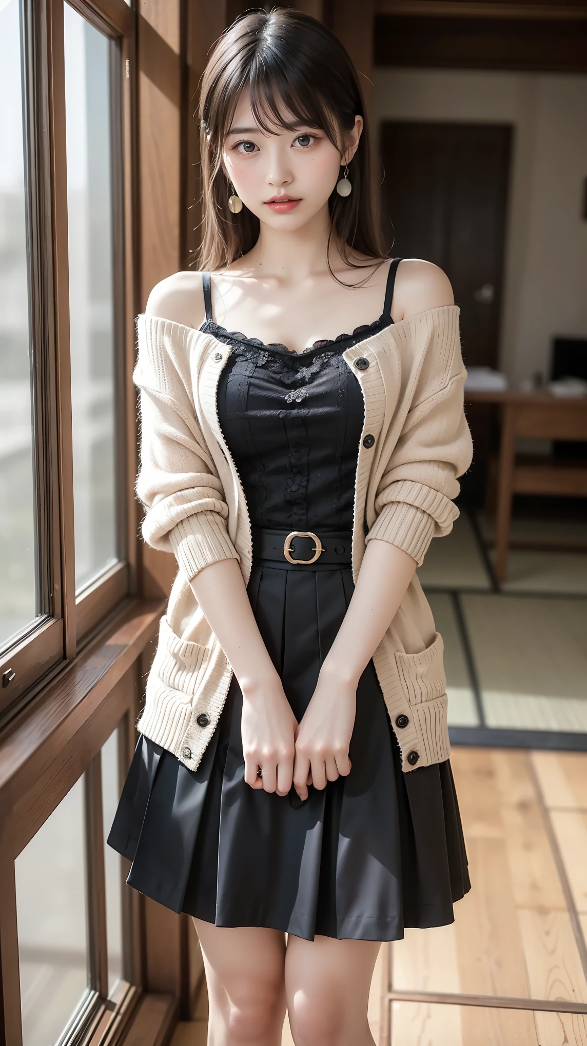 (masterpiece, best quality, highres:1.3), (1girl:1.3), ((solo)), stringed doll, strings attached to limbs, perfect hands