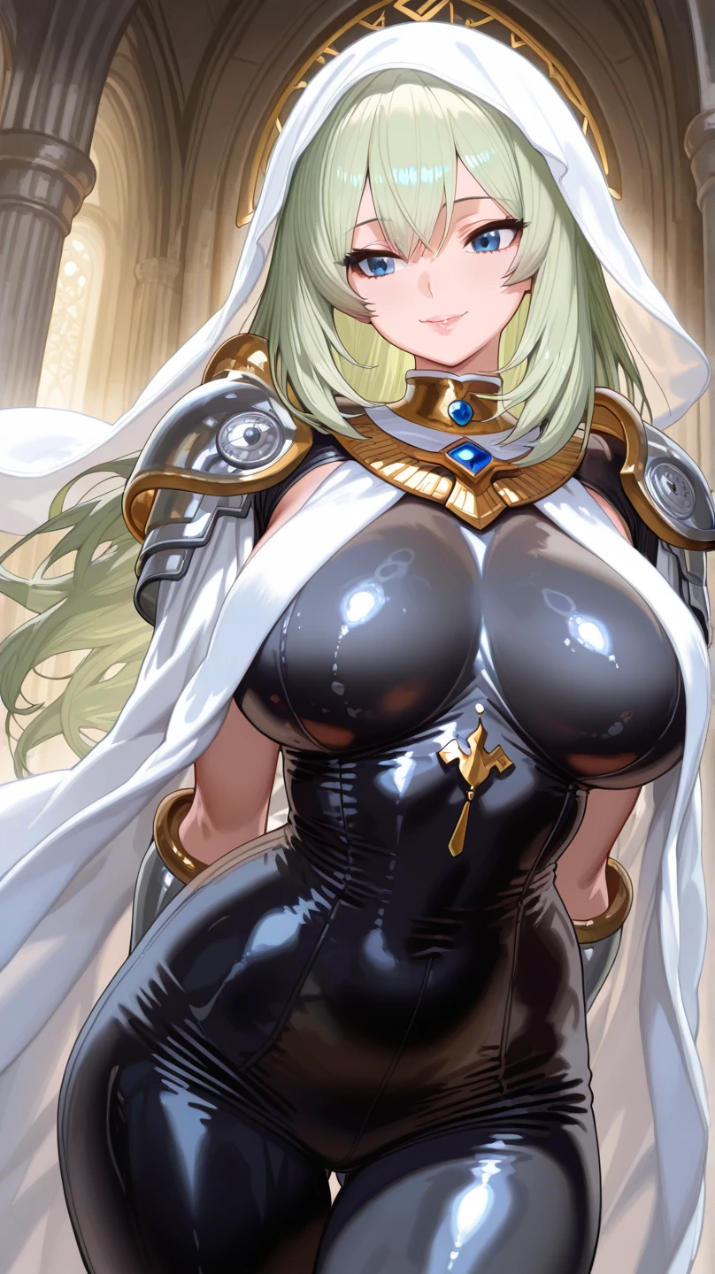 nsfw, (Perfect Anatomy)、Mastepiece、Ultra High Quality、 8k、masterpiece、Highest quality、Ultra-high resolution、Maximum resolution、Very detailed、Professional Lighting、anime、woman、thin、Very beautiful face、Beautiful eyes、(Highly detailed eye)、Highly detailed face、White armor,Cross earrings,Gray Hair, hairs between eyes, Red eyes,White leotard、Gloss Lip、Pink Lips、Detailed armor patterns、grassland, full body, (((spear))), armored dress, hair accessory, gold pattern, big shoulder armor, high heels boots, green scarf, orgasm, vaginal penis, (intercourse with a man), boy on top/missionary, face to face