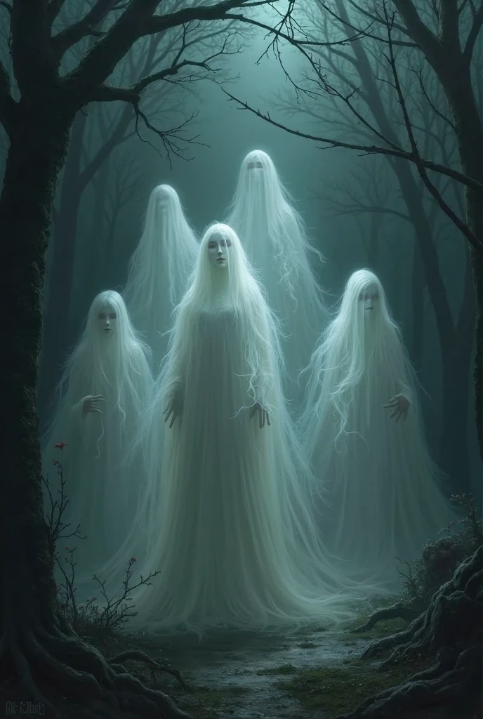 A ghost with two heads