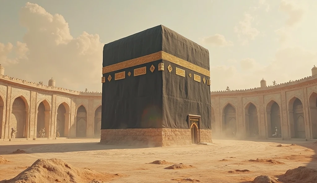 A picture of the Kaaba in Mecca thousands of years ago without errors