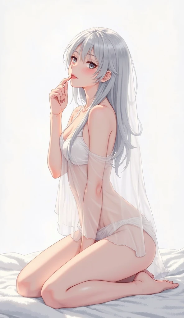 Erase extra hands, background, blend into background, blur, whole body