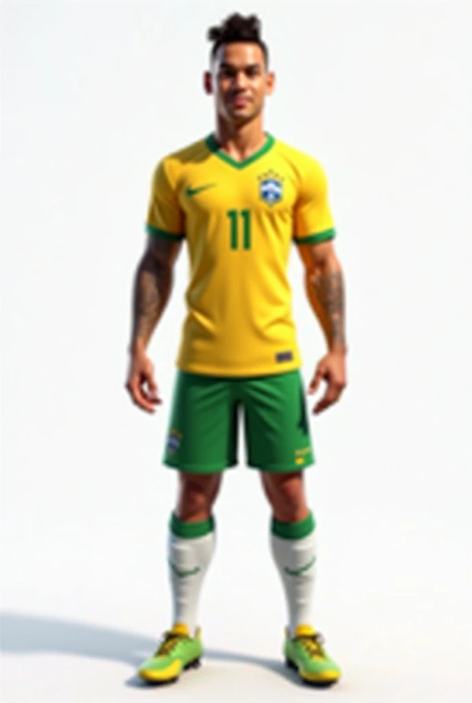 create me an interclass shirt with a Brazil theme