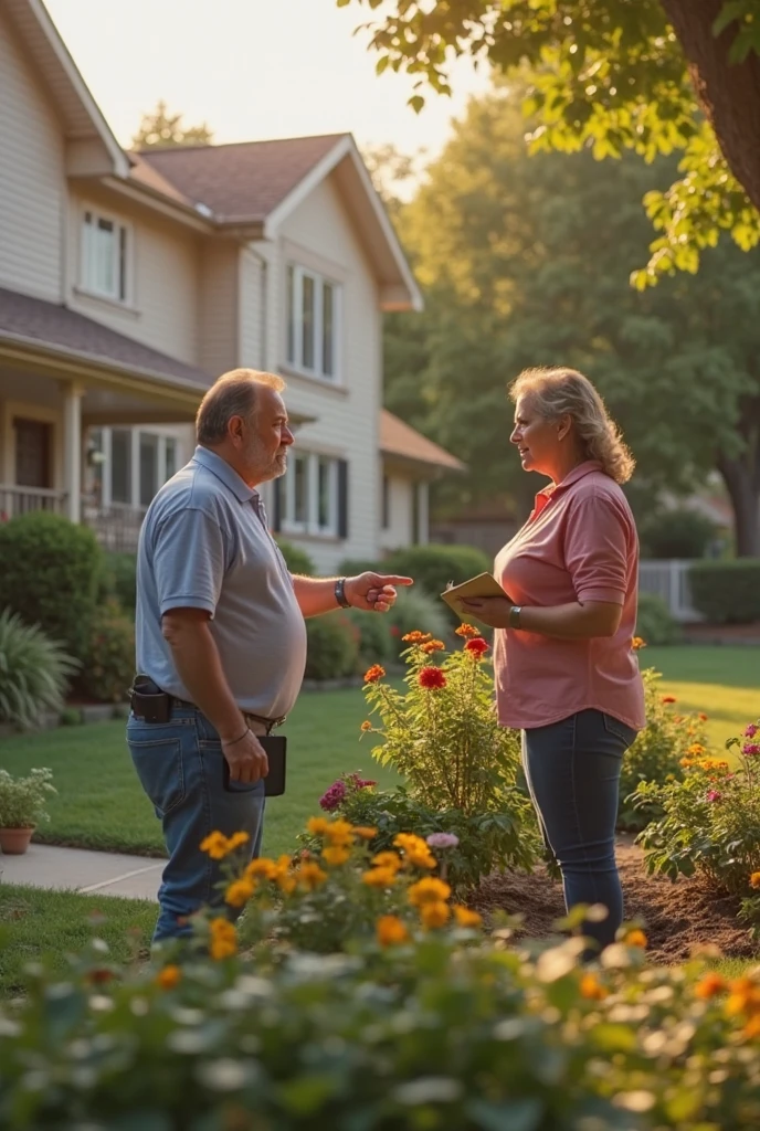 striped scoop-neck shirt, (big giant enormous oversized massive huge colossal breasts:1.5), (gigantic sagging breasts:1.5), boyfriend with beard, symmetric breasts, (very long hair), cleavage