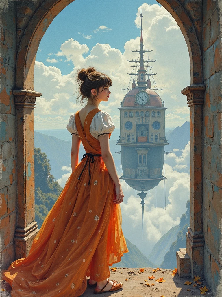 (absurdres, masterpiece, biggest quality) portrait of a woman by the window, sunset, detailed, intrincate, MAXFIELDPARRISH, trending in artstation, breathtaking, the greatest painting ever