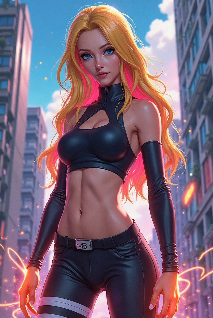 uma mulher com um top vermelho,no bra and black shorts, Alena Aenami e Artgerm, Artgerm e Lois van Baarle, arte de personagem impressionante, Artgerm Greg Rutkowski _ Greg, Estilo Artgerm, Artgerm Julie Bell Beeple, Steven Artgerm Quatro, Estilo Ivan Talavera e Artgerm