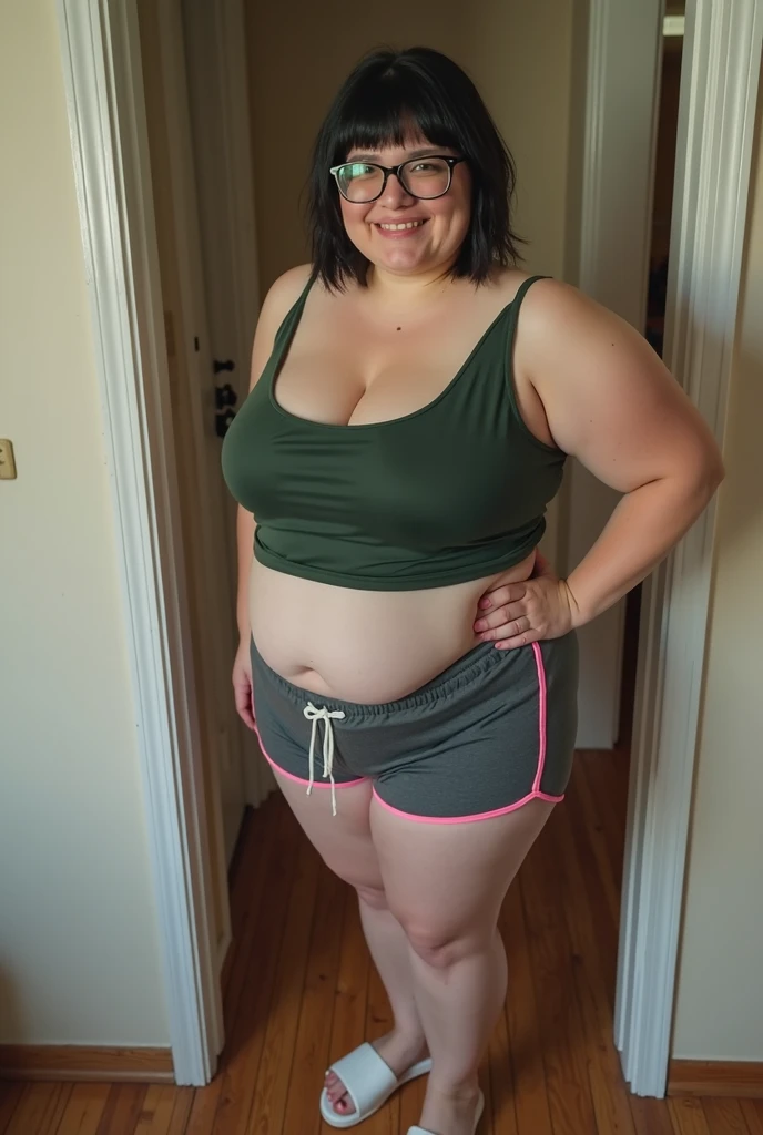 (1 Girl's breasts、Overweight、Extremely fat、chubby、Sweat muscles、japanes、mountaineering
