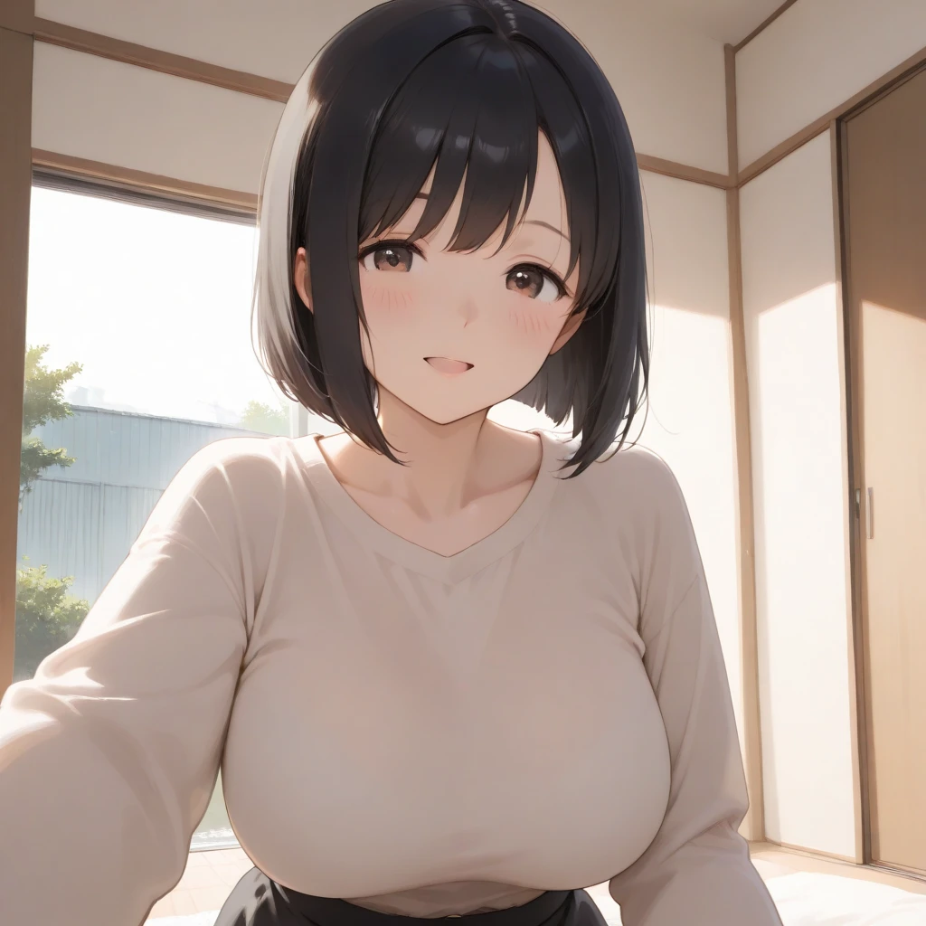 Fix her anatomy, make her cleavage more clear and HD