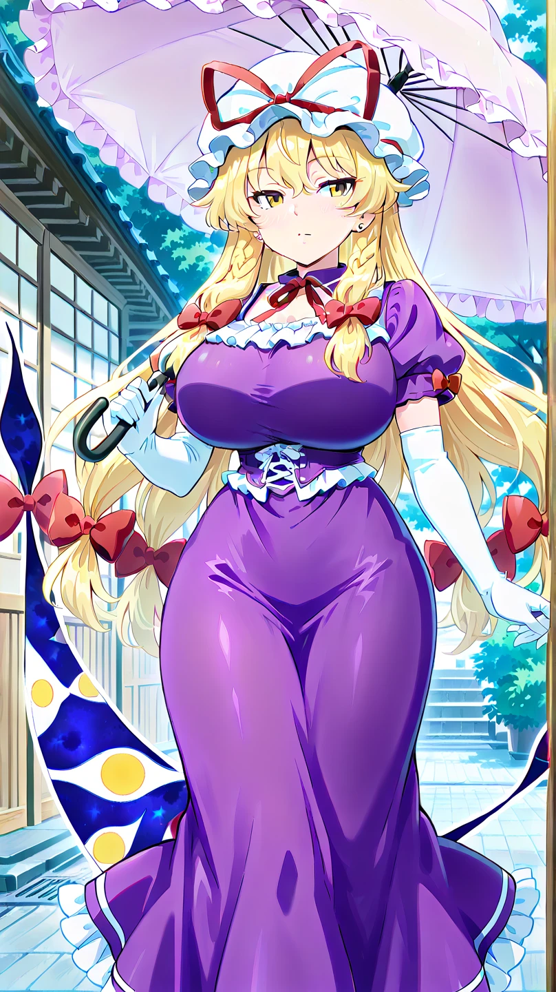 ((masterpiece)), (best quality), (ultra-detailed), intricate detail, perfect anatomy, finely detailed, epic lighting, cinematic composition, colorful, sharp:1.3, (extremely detailed CG:1.2), (8k:1.1), detailed background,
photorealistic,
1girl, full body,
(slim, slender, thin, thicc),
full body, white lace, thighhighs, garter, classic high heels, lace choker, puff lace frill short sleeves, clevage, collarbone, huge breasts, bare shoulders, wedding dress, tiara,
<lora:shaga_ayame_v1:0.8> sa1, blonde hair, glasses, jewelry,
japanese convenient store background, standing, (fighting_stance), (holding (chopsticks)), bentou, (holding lunch box), japanese lunch box, throwing chopsticks, light smile,
<lora:add_detail:0.2>