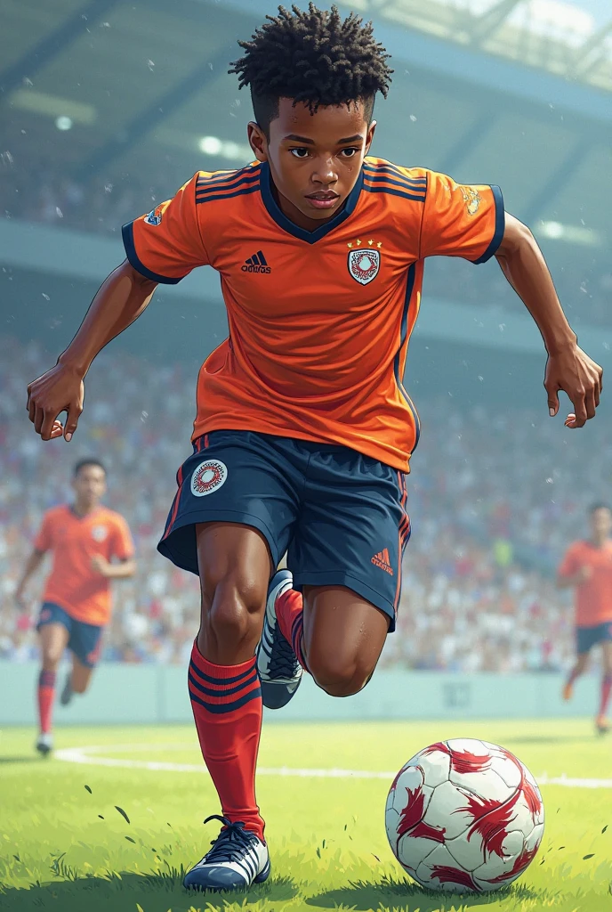 Created a 14 year old footballer bib text player called AFQRONALDO
