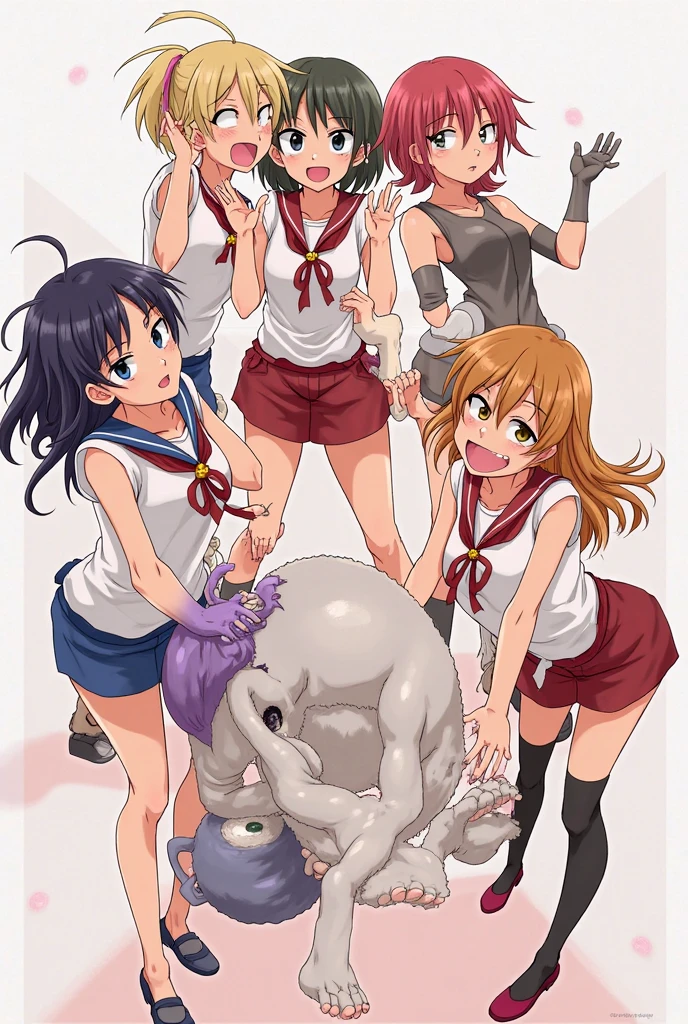 Highest quality,Highest quality,One girl,10 years old,Mouth closed,orgasm,blush, Sweat,Nanoha Takamachi,Takamati Nanoha,Twin tails,Hair Ribbon,((One Piece Uniform:1.3)),classroom、White panties、Squat、Look at this、skirt、、Attacked by tentacles、Tentacles wrap around my legs、Tentacles in the crotch、Captured by tentacles、cry、shout、Ecstasy face、skirtの中の触手、Do not run away、Lying down、Torn clothes、skirtの下からスパッツが見えます、Spread your legs、Disheveled clothing、skirtをめくった、incontinence
