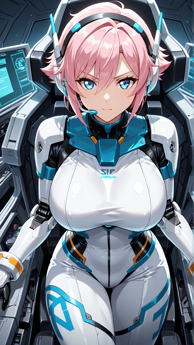 "(Highest image quality), (Extremely detailed), (Photo-realistic:1.1) 1 Girl, Depicting a female space Marine cadet, Skinny thin and transparent spacesuit, breast, White and pink spacesuit, Glowing pink neon signs, , Tempting, Stylish futuristic helmet, Pretty Face, space, universe, Strange planet."huge , breast疯狂肿胀, Chest larger than shoulder blades, Big breasts and thin waist,(huge breasts:1.2),Hydrated skin((rogue))((非常hugebreast)),((Grooves reveal original skin))