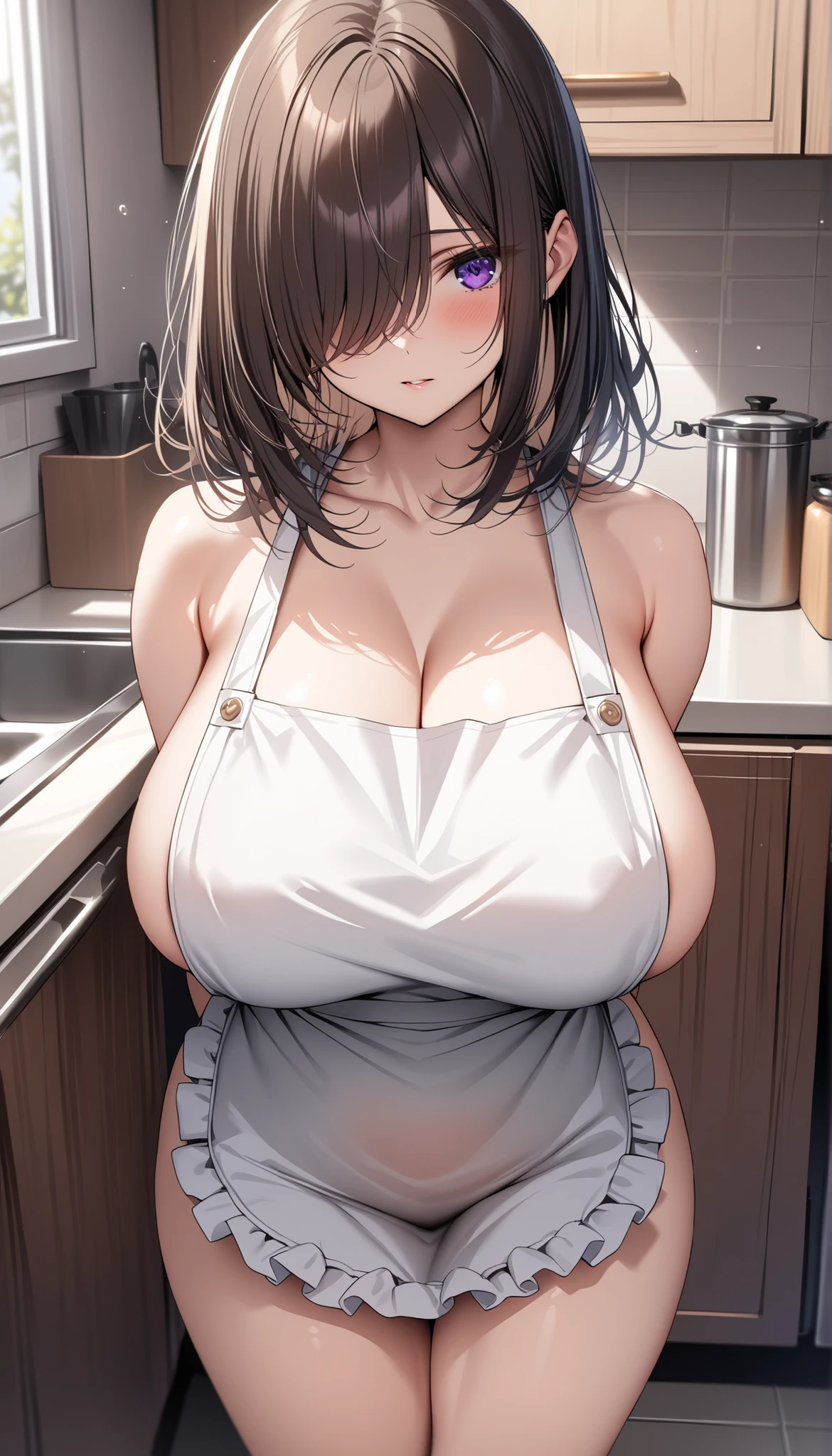 ,,2girls, moaning, paizuri, perpendicularPaizuri, , , penis between the breasts, breasts squeezed together, , closed angle, naughty, hiding, secret, in the room, sweat, , nipples, side boob, naked apron, Futanari with beautiful breasts