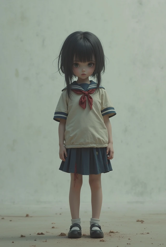 {{{masterpiece}}}, {{{best quality}}}, {{ultra-detailed}}, {illustration}, {{an extremely delicate and beautiful}}, (Best quality, 8k, 32k, Masterpiece, UHD:1.2),Photo of Pretty Japanese girl, top quality, best quality, realistic, unity, 8k wallpaper, official art, extremely detailed wallpaper,(1girls:1.3),((boyish)),10yo,sitting, Child,(sailor uniform:1.5),(beautiful teeth:1.1),solo,(knitting short hair:1.1),(black hair:1.5),earrings,Jacket,looking at viewer,(high detailed skin),realistic body,(flat chest:1.3),(nipples:1.3), cute girl,no makeup,loli face,(sweaty skin:1.2), famous japanese idol,(low view),(sitting),(skirt lift by myself:1.3),(shirt lift by myself:1.5),(show off panties:1.2),(Cameltoe:1.3),(white panties:1.2),(looking at viewer:1.1),gwen stacy,