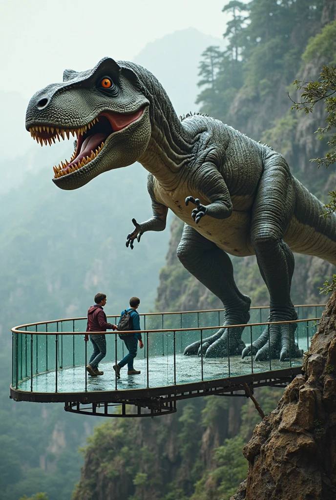 (Mejor calidad,4k,8k,high resolution,obra maestra:1.2),ultra detallado,Realista,photoRealista:1.37,a 2 year old boy chased by a dinosaur,mirando de frente hacia la camara, let the scared 's face be seen,background with robotic monstruos,3 d animated movie,stylized fantasy art piece,arte cg,epic 3d illustration,Realista fantasy rendering,monstruos,criatura aterradora en el fondo,amenazador!,aterrador!!!,computer graphic image processing,Arte generado por ordenador,fantastic illustration mixed with reality,Monstruo en el fondo,Frame from an animated horror movie
