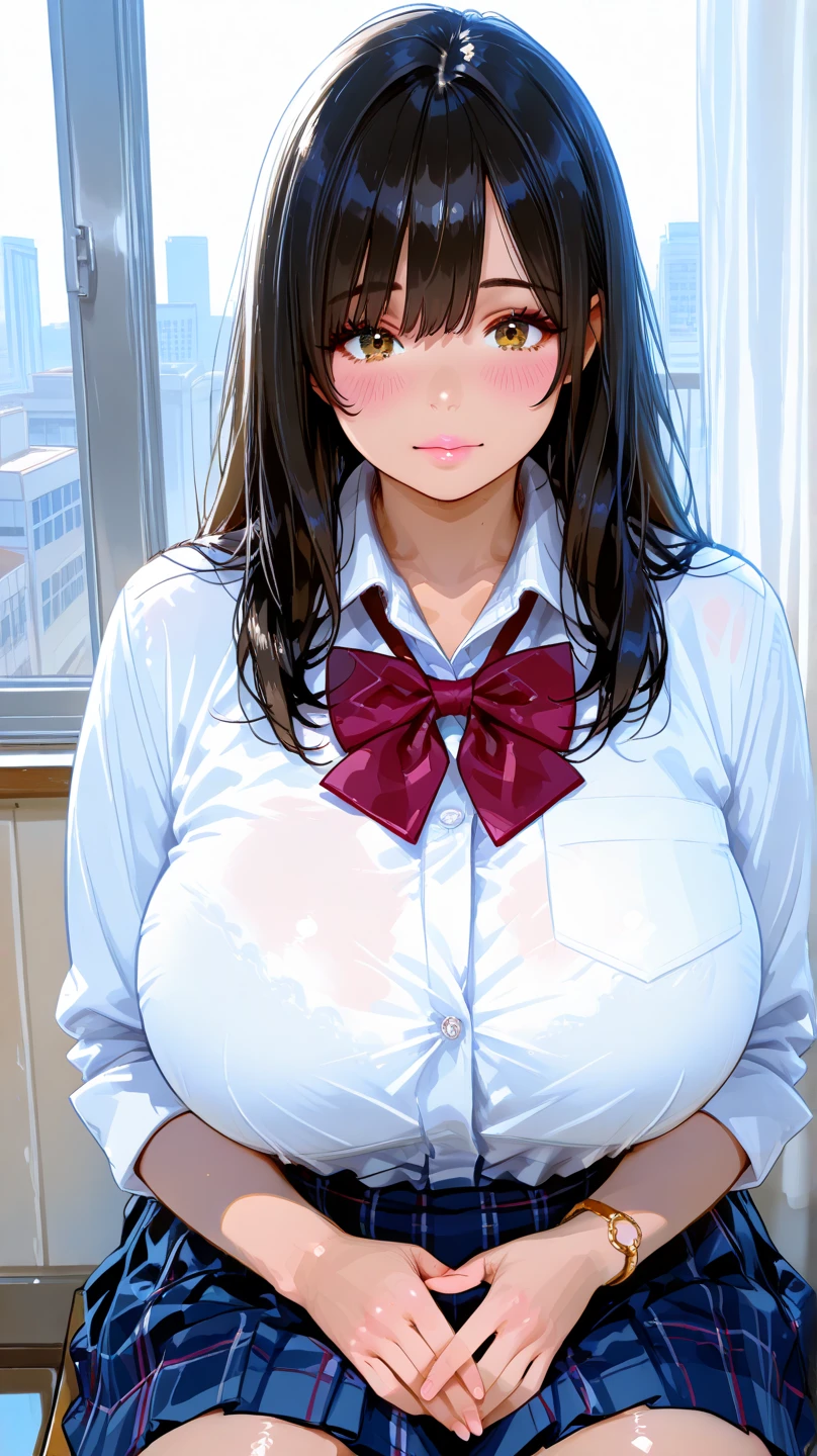 (((locker room))),(((Change clothes in the changing room:1.3))),(((clothes on hangers:1.3))),(((Sailor suit))),(((Pleated skirt that exposes skin))),(Dark red bow tie:1.3),Cute Face,Extreme close up of face,Silver short hair,Crying face,tears,Perfect round face,iris,Floating Hair,Big Breasts.Professional Lighting,Cinematic Light,(Tabletop,highest quality,Ultra-high resolution output images,) ,(8K quality,),(Picture Mode Ultra HD,)
