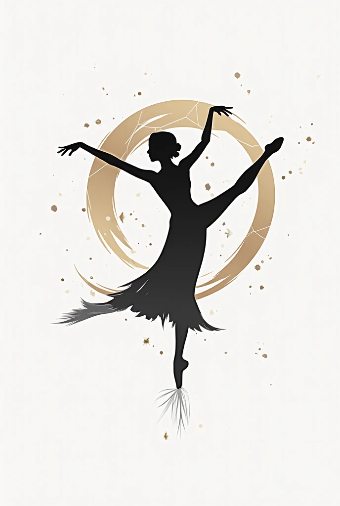 [ giant musical note   :  concept art of [
a glitched silhouette outline of a woman  :
half computer body  and gold leaf particles and filigree  and obsidian leaf particles
10 ] : 2], by (Igor Morski  and Anna Dittmann :1.2), pitch black background
