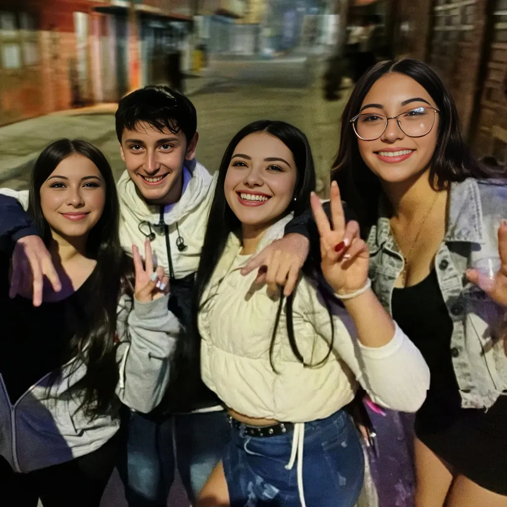 linda foto, rostos lindos, fundo festa.
