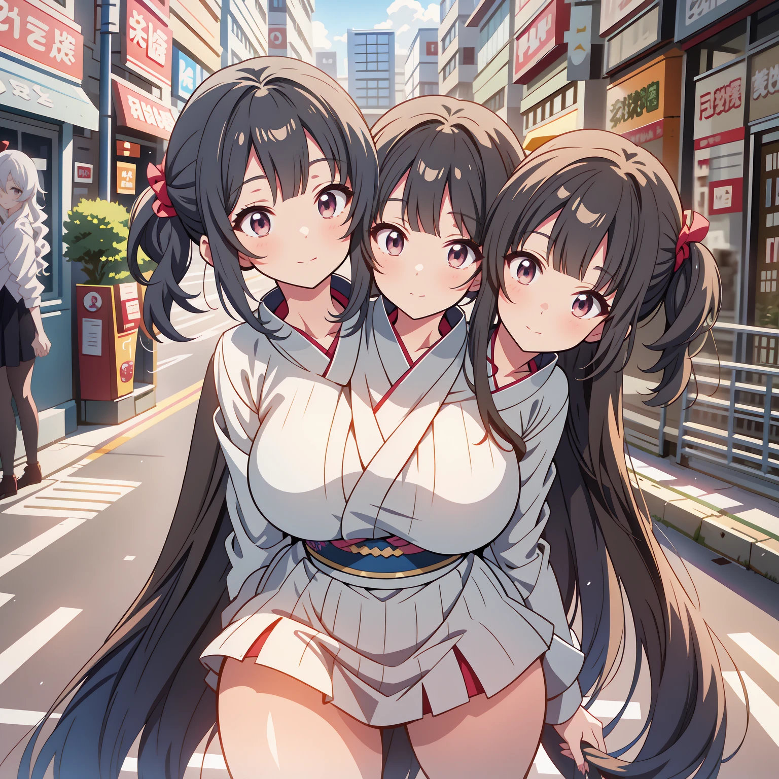 yorbriar, Yor Briar, Black hair, (Red Eyes:1.5), earrings, gold hairband, shairband, Long hair, side locks, BREAK bare shoulders, clavicle, Dress, Long sleeves, off shoulders, Off shoulder dress, off-the-shoulder sweater, pantyhose, Red Sweater, Sweaters, sweater dress, thighs thighs thighs thighs, perfect ass, nice ass, showing ass, BREAK outdoors, city, BREAK looking at viewer, (masutepiece:1.2), Best Quality, High resolution, Unity 8k Wallpaper, (Illustration:0.8), (Beautiful detailed eyes:1.6), extra detailed face, Perfect Lighting, extremely details CG, (Perfect hands, Perfect Anatomy), ,A smile、