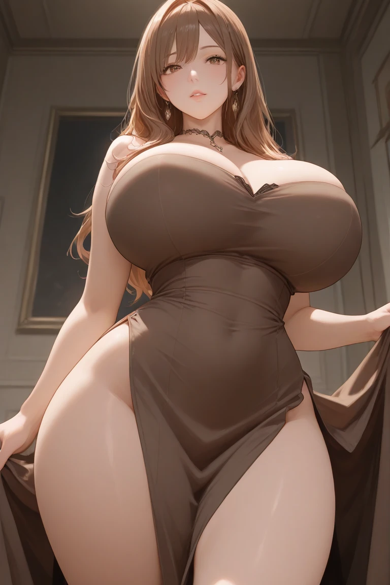 very tall girl, big , naked, with his little son, fucking, fucking, fucked