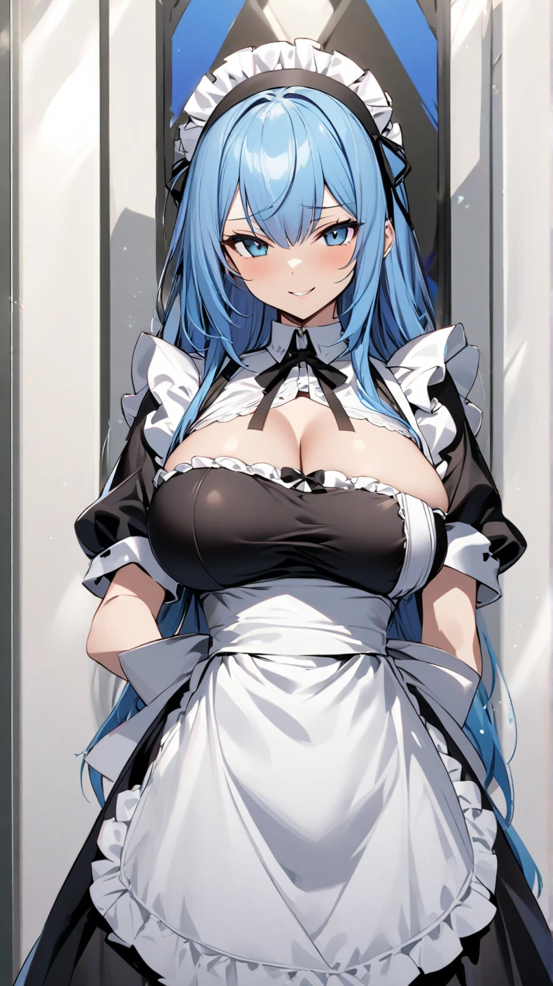G-Cup Rem from Re:Zero masterpiece highest quality High resolution Big Breasts sexy Sexual Nipples sexy Adult female pink black white Glaring eyes SEX Sexual activity Bunny costume Titty fuck no panties blush embarrassed rubbing my own breasts