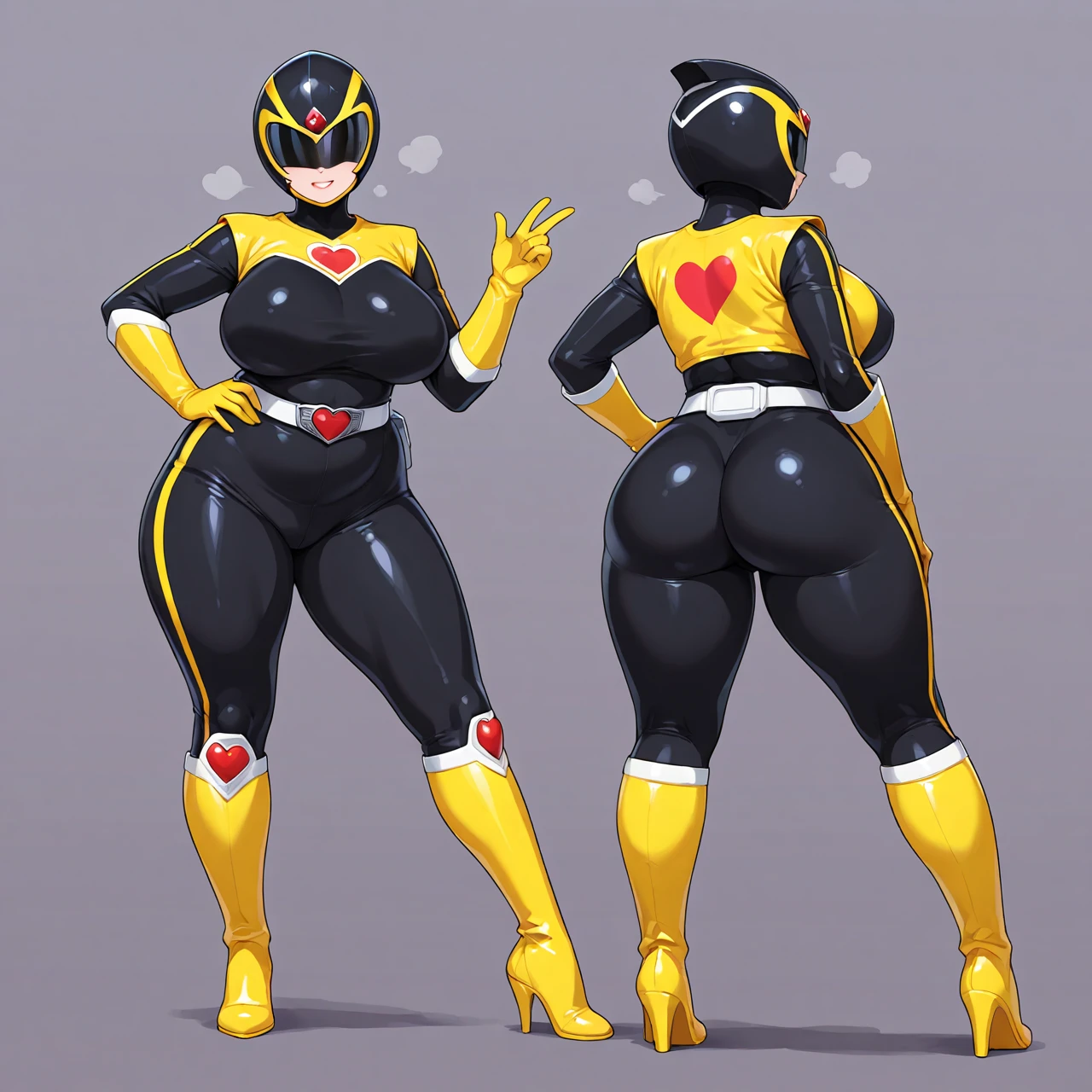 Plump、Super big breasts、super big butt、Bee Augmentation、、wack、ハチwack、Shin Kamen Rider、Bee Girl