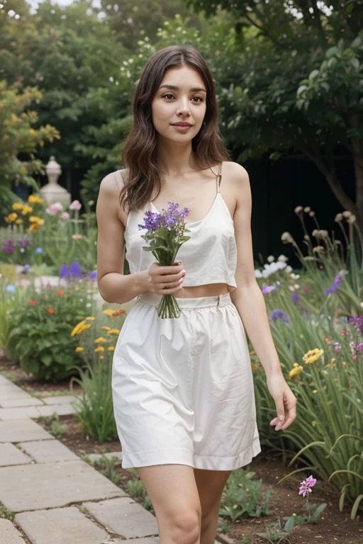 a pair of delicate female hands, slender fingers, intricate veins, soft skin, holding a small white flower, 4k, extremely detailed, realistic, photo-realistic, professional, highly detailed, sharp focus, vivid colors, soft lighting, natural lighting, cinematic lighting, ethereal, serene, tranquil, beautiful