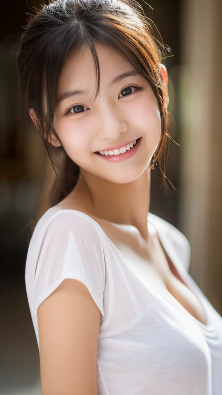 、((Floral print worn by Bikini Wim, skin color, wet hair, laughter, (8K, RAW photo, highest quality, masterpiece: 1.2), masterpiece, 超be familiar with, ultra high resolution, (realistic and realistic photos: 1.37), High-definition RAW color photo, very delicate and beautiful, 非常にbe familiar withな, 8k wallpaper, wonderful, be familiar with, 非常にbe familiar withな目, 非常にbe familiar withな肌, very thin fingers, h非常にbe familiar withな nose, 非常にbe familiar withな口, perfect anatomy, Upper body, wet body, swimming, 半Transparency、Transparency、small swimwear、Nogizaka idol、korean idol、fiery idol pose、、23 years old、expensive、Cafe、restaurant