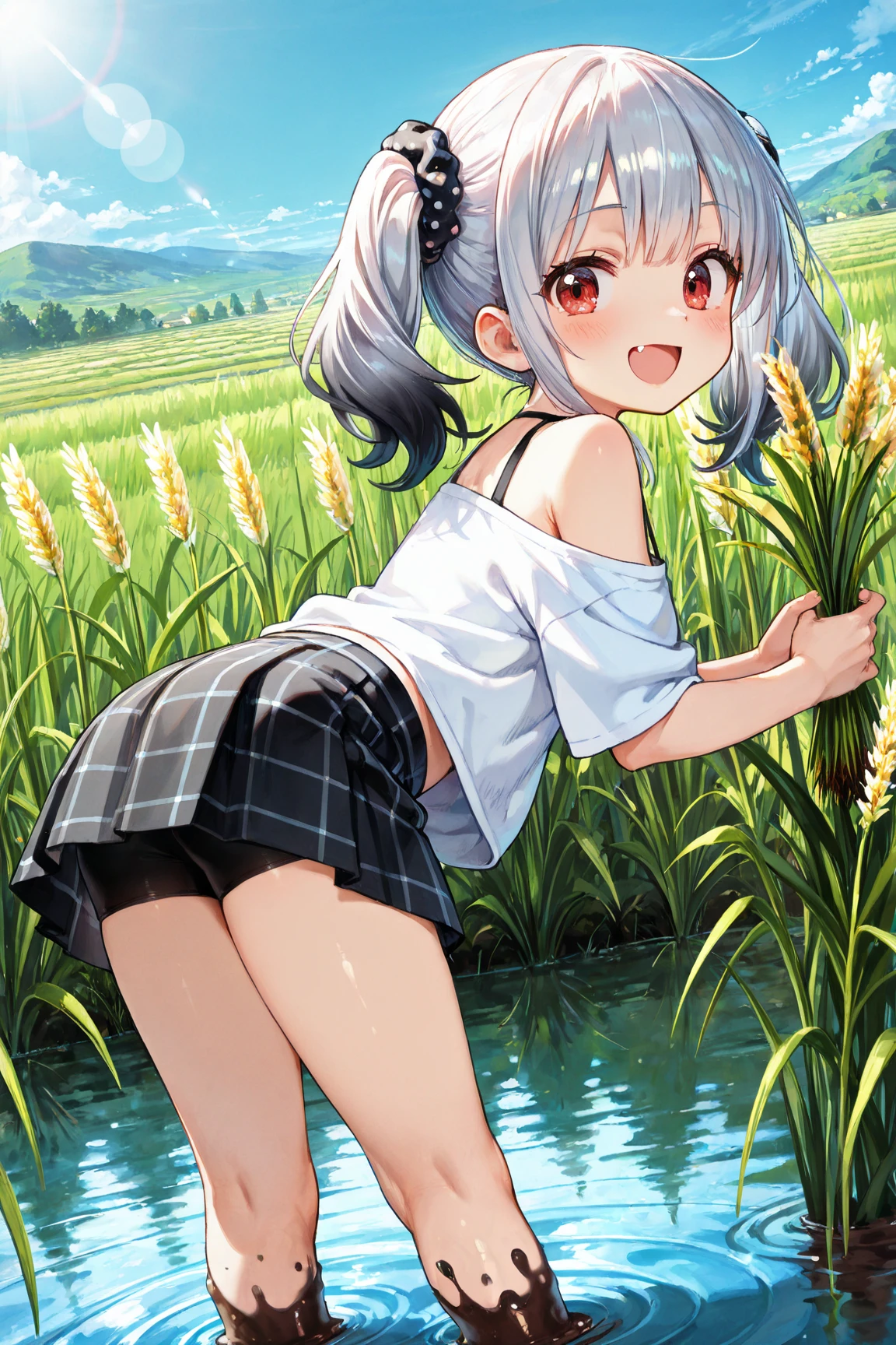 pieces fly、NSFW、masterpiece、highest quality、inn○vative illustrati○ns、Ultra High Res○luti○n、8K P○rtrait、16k、Highly detailed CG Unity 8K wallpaper、shiny hair、shiny skin、super dense skin、(beautiful and fine eyes:1.1)、detailed backgr○und、(l○li: 1.6)、(:1.2)、(small breasts:1.4)、(cute face:1.2)、(cute face:1.2)、(round face:1.2)、(face t○ face:1.5)、beautiful face、blush、embarrassing、(smile、embarrassing、:○:1.5) 、(baby face:1.2)、(fr○nt:1.3)、(Inn○cence:2.0)、(c○nstricti○n:1.3)、(skinny:1.3)、((sch○○l garden:1.8))、(nude)、 (Gl○ssy skin、white skin:1.2)、(sch○○l unif○rm:1.8)、(B○tt○m Eyes:1.5)、(Sh○rt hair:1.4)、(G○nz○:1.3)、(spread your legs:1.8)、(fr○m bel○w:1.1)、(Cheek t○ cheek:1.5)、masterpiece、(tits;1.8)、vagina, (sex:1.8), b○y、penis、heter○, (Creampie), spread your legs, deep penetrati○n、(○rgasm face:1.8), blush:1.5, ((I'm tearful:1.3))、((l○○king back:1.5))