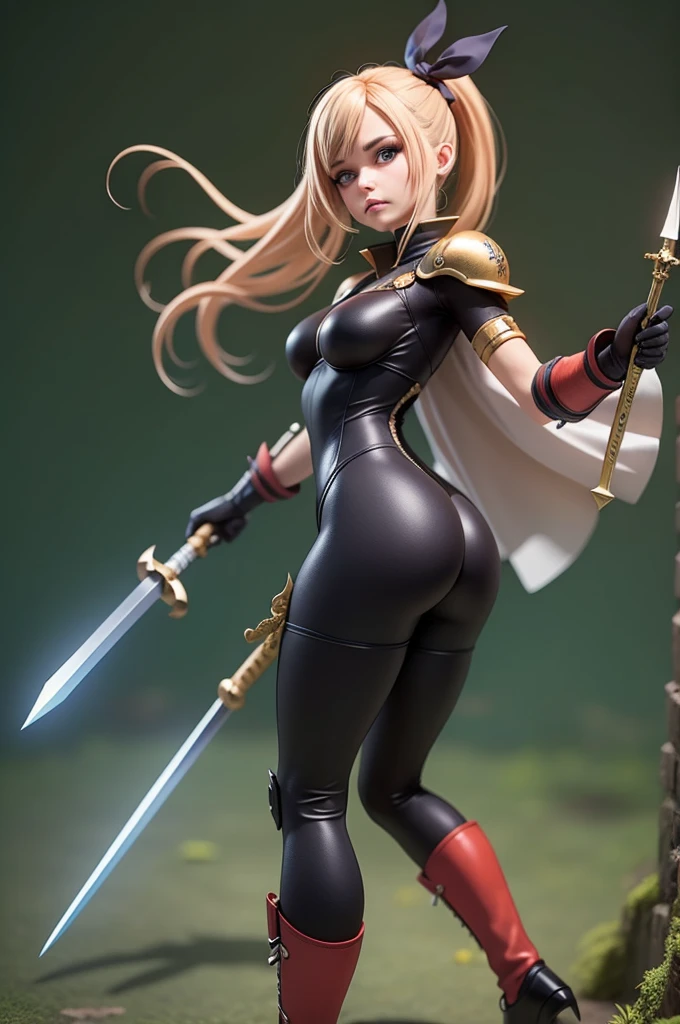 (masterpiece, HI quality: 1.1) 1girl full body standing good face, nice ass, hairstyle: braid, Color Hair: long hair, Blindfolded: NO EYES, Skin: White (porcelain skin, sparkly skin), muscular, thighs, Mature woman, Abs, looks at the viewer smiling, extremely huge breasts, maternal, chest cover with clothes (Ingrid Brandl Galatea/Ingrid (Fire Emblem: Three Houses) LoRA | 4 Outfits)