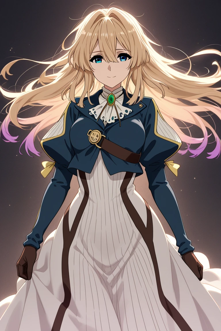 masterpiece, best quality, fefelicia, blue gem, maid headdress, maid outfit, white apron, black thighhighs, brandishing knife, furrowed brow, serious expression, action pose, snow, alpine forest <lora:feliciaflora-nvwls-v1-000010:0.9>