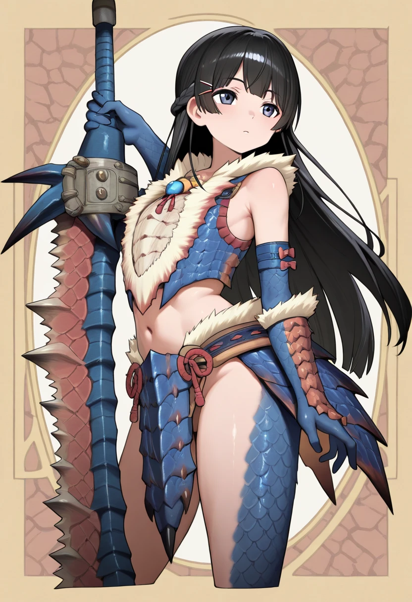 Blush, sticking out snake tongue, hand on crotch, playful, scale legs, snake lowerbody, Lamia. Captivating and enigmatic figure, possessing alluring grace of a serpent combined with strength and wisdom of a warrior. Blue eyes like a snake. Scaly skin shimmering with otherworldly beauty, adorned with mesmerizing patterns subtly changing with light. Brown hair flowing and radiant, reflecting hues of vibrant snakes. Serpentine lower body allowing her to move with ethereal fluidity. (masterpiece:1.2), (best quality:1.3).
