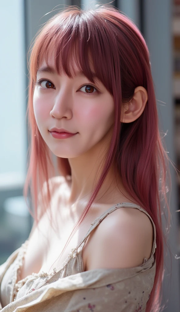 (spread pussy:1.3),(nude :1.50),(Imada Mio:1.5),Browsing Caution, One Girl, (beautiful girl, Delicate girl:1.3), (14 years old:1.3),
break, Very beautiful eyes, (Symmetrical eyes:1.3),
break, Small breasts, Brown eyes, Parted bangs, Pink Hair, (ponytail), (Upper teeth, The best smile:0.2),
break, (Eye and facial details:1.0),
break, (masterpiece, highest quality, Very detailed, Detailed face, 8k),Pink Hair,Fluffy hair,美しいPink Hair,Wide-angle,whole body