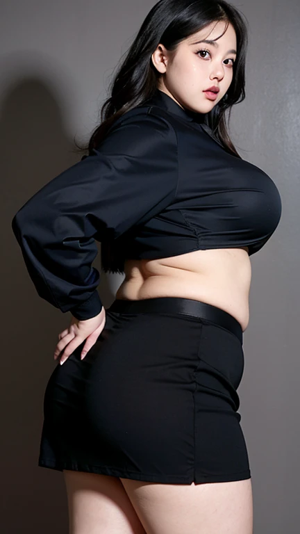 (ultra high definition, 8K, masterpiece: 1.3), Korean woman, fat, obesity, thick thighs, beautiful, Sportswear, Leggings