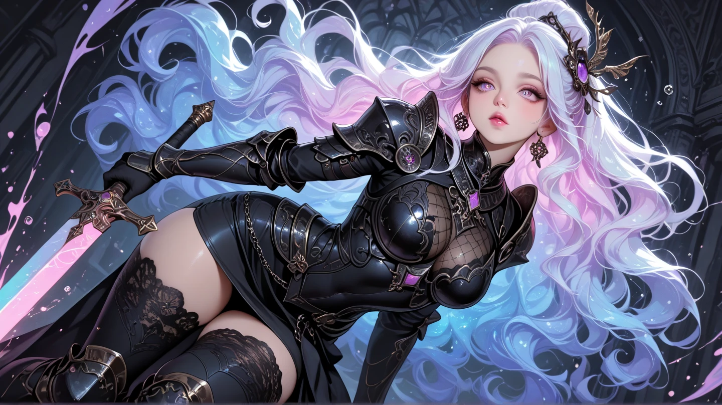 (32K:1.5, Dark fantasy:1.5, Highest quality, masterpiece, Ultra-high resolution), Perfect dynamic composition:1.5, (chaos, darkness, Underground Prison:1.5, Detailed tattoos on the whole body:1.5, wearing exquisite jewelry:1.5), Very detailedな肌と顔の質感:1.3, charm的な肖像画:1.3, Very accurate, Very detailed, (Cute and sexy succubus demon with big wings:1.3, Incredibly slim body:1.3, beautifully、beautiful:1.3), Prisoner, slave, Horn, Fair skin, Sensual posture, (How to dress properly in badly torn clothing:1.3), Mid-chest, Don&#39;t show areola, (Big eyes that exude beautiful eroticism:0.4, Her facial expression when she felt intense caressing:1.0, Open your mouth a little, lipstick, Feel the beautiful eroticism:0.9, Too sexy and cute:0.9, charm的な:0.9), ((torture:1.5, Lots of chains:1.6, Countless chains tangled in clothes:1.6, Chain your right arm:1.5, Chain the left arm:1.5, The right leg is bound with a shackle and chain:1.5, The left leg is bound with a shackle and chain:1.5)), (((An immeasurable amount of fluid flows through the body.:1.5))), Super long blonde curly hair, Earrings, necklace, bracelet, romantic, mysterious, elegant, Object of admiration, original, dramatic, artistic, Innovative, charm, Heartful, Fancy, sense of openness, sense of cleanliness, special, exciting, Extreme, Tilt, sense of loss, sorrow, sorrowの表現, (((大人のcharm, 女性的なcharm)))