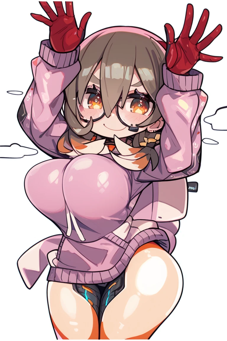 Ochako uraraka ((Pecho muy grandes)) Surrealism, 8k, super detail, anatomically correct, accurate, UHD, masterpiece, textured skin, super detail, high details, high quality, best quality, highres, con una tanga en la mano, fondo random, pose random, realistic busty porno