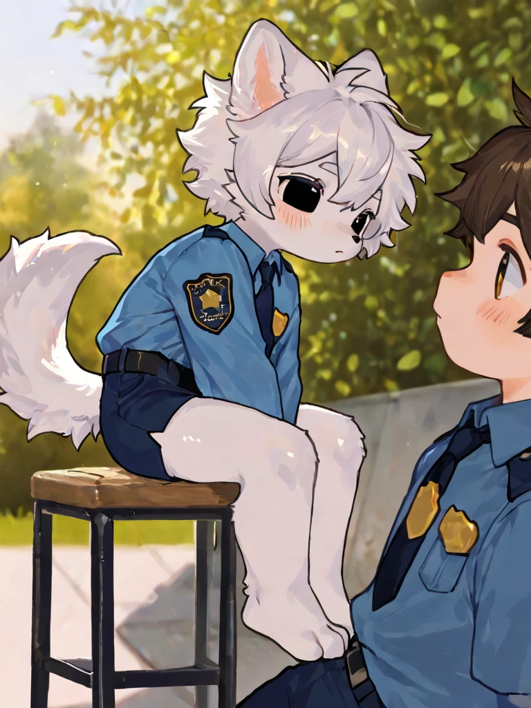 White haired man Short Hair Has white cat ears and a tail Brown eyes Shota cute Gay He is wearing a white polo shirt and a grey blazer over it. A blue ribbon is attached to the chest Clothed sex nude imprisonment Hands tied behind your back 見知らぬデブの男達とMore than one personで性行為をします penis semen stickiness On the classroom floor after school(On all fours) Classroom Background Hardwood floors Wooden floor Anal Sex More than one personレイプされる Pleasure Close your eyes and cry drunkenness Excessive sweating Intense ejaculation Clear ergonomics Being creampied Blushing orgasm gang rape More than one person High resolution