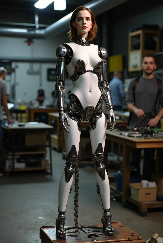 robotic anatomical complex of an industrial building