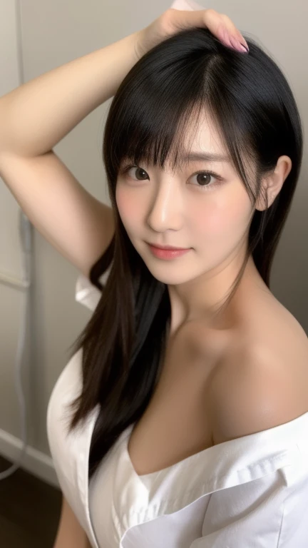 Top quality,1beautiful japanese woman 裸　Completely naked　Big Tits　Heavy makeup　Flashy Hair Gal
