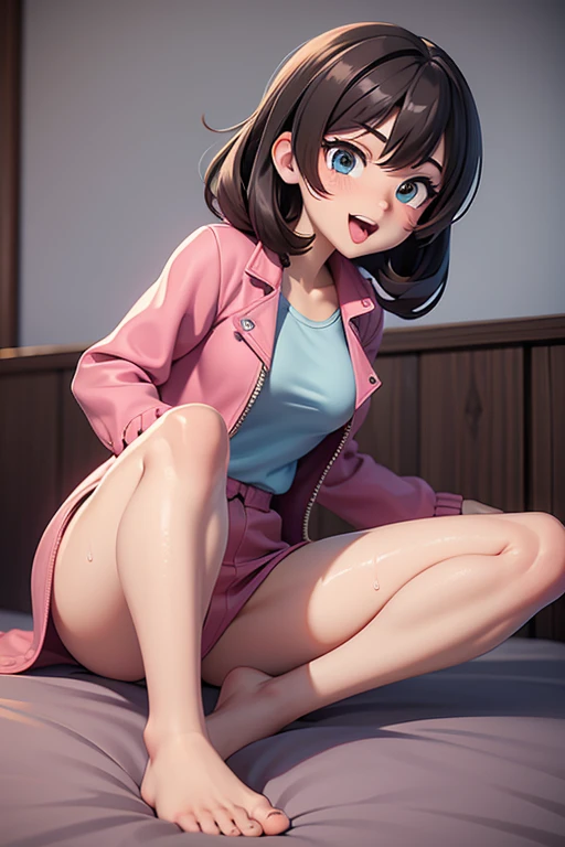 ((((Best Quality, 8K, 32K, masterpiece, 1.2)))),{{solo}},nsfw,{{{Artist: Michiking's style}}},((perfect beautiful face:1.2)), {Riding on vibrating machine, inserted vibrator into pussy}}, trembling, steaming boby, leaking pussy juice from pussy, high quality vagina, vivid pussy,((a lot of public hairs1.4)), embarrassed, blush
