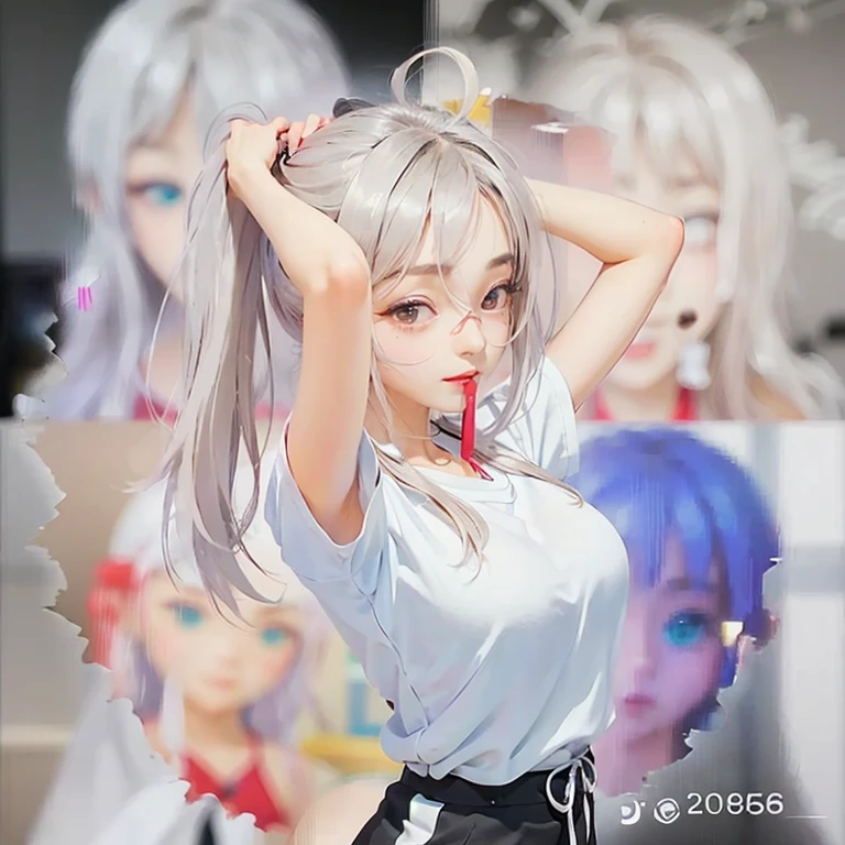 (Office worker, anime style character, Emoji pack), (silver hair, old lady, wearing suit:1.3),(emoji design sheet),Align arrangement, poses and expressions, (upper body),(Black strokes, Different emotions, various facial expressions), (multiple expressions of the same character:1.6),(masterpiece, best quality, highly detailed, high-resolution illustration:1.2), (sad, happy, having fun, exhausted, big laugh, Angry, doubt, cute, wait, hurry)